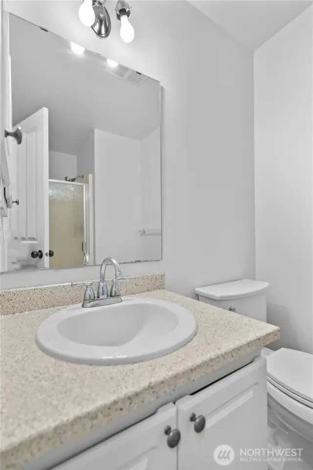 3/4 Bath on the Main Floor