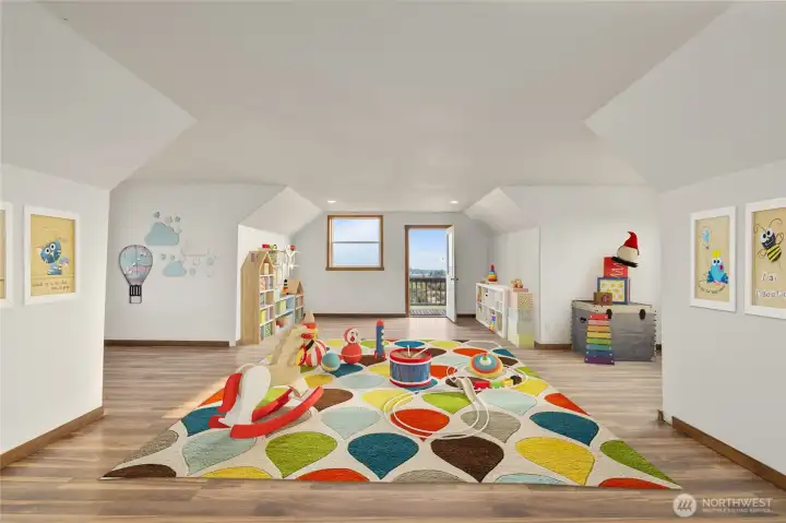 Bonus room above garage would be perfect space for home school, office, extra storage, guest suite.