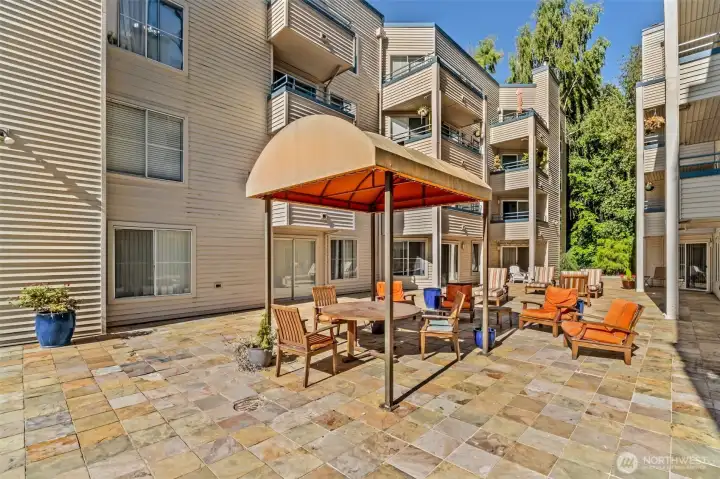 Community patio area