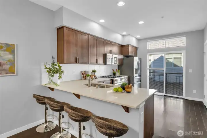 Kitchen with Seating