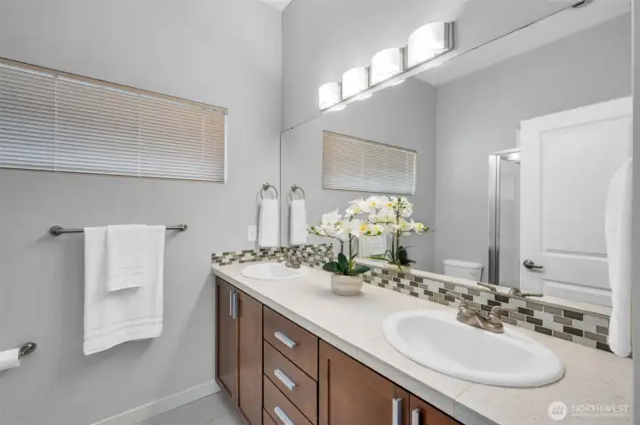 Primary Bath with 2 Sinks