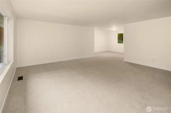 living and dining rooms