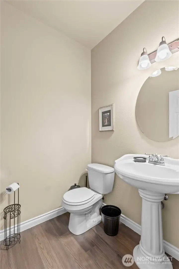 Main floor powder room