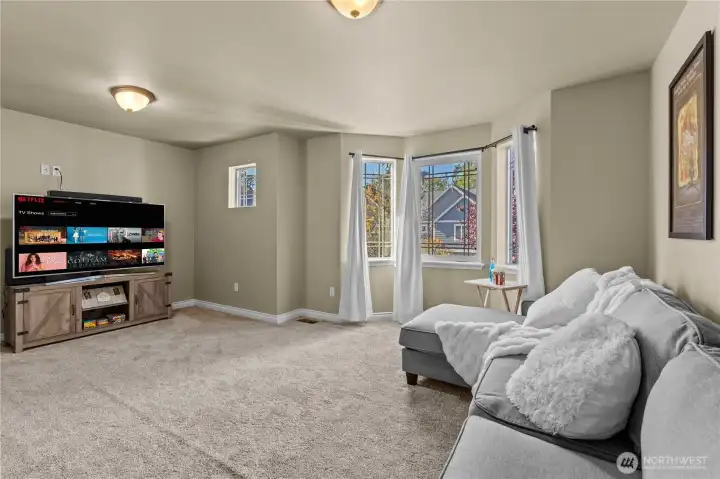 This second bedroom is so large it could be a Bonus room!  Currently used as one