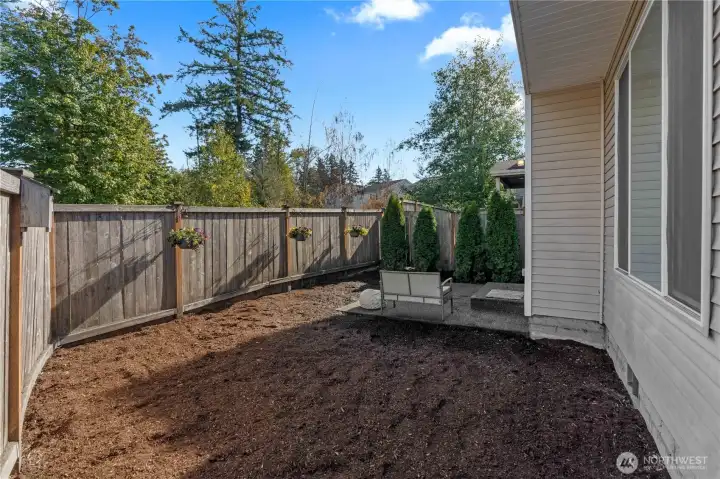 Perfect spot for grass or some gardening
