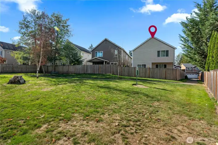 No neighbors directly behind the home!