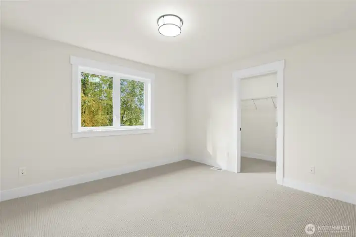 4th bedroom on 2nd floor with Western views