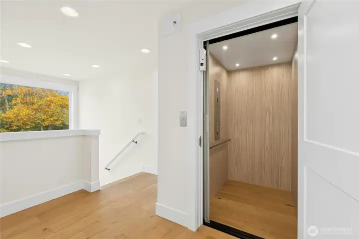 Easy transport in this tri-level home with an ELEVATOR