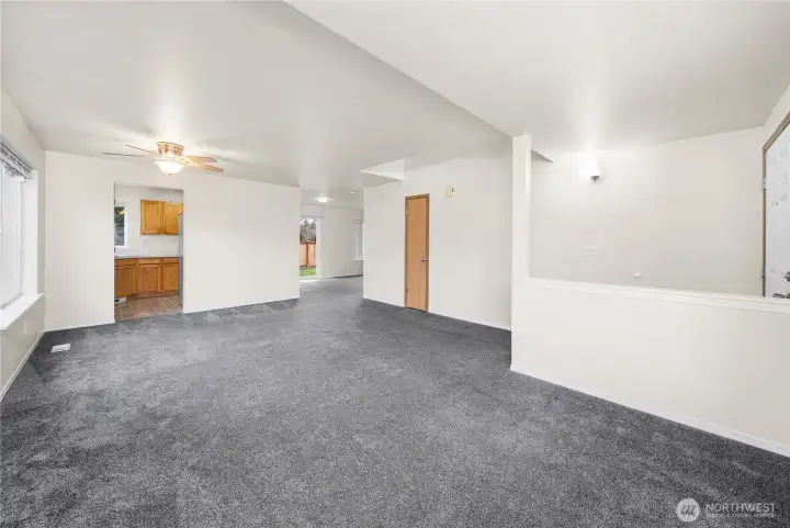 From room looking into home.  Coat closet to the right