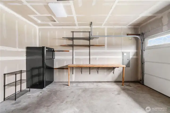 Extra fridge in garage