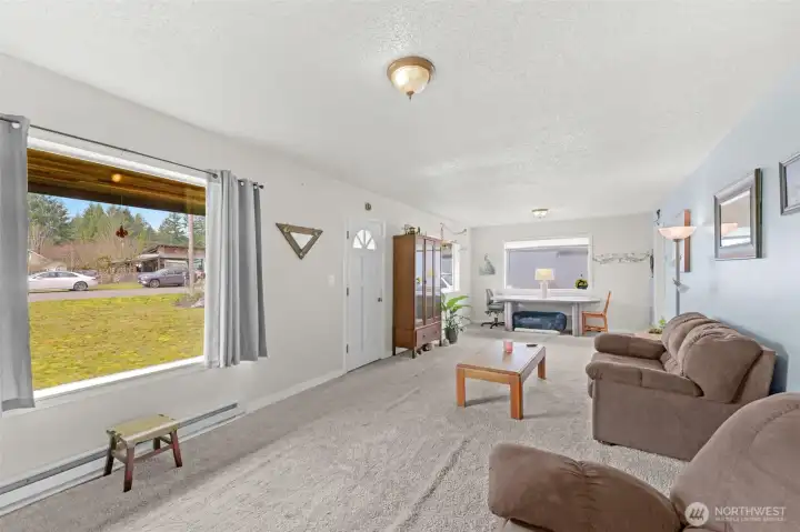 Main living area through front door