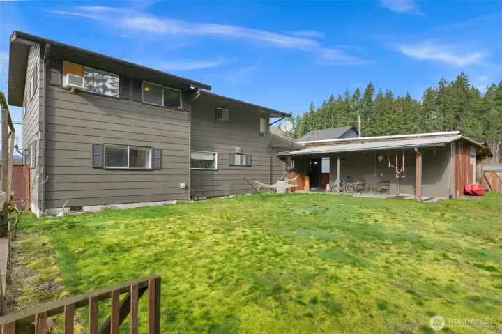 Looking back towards home