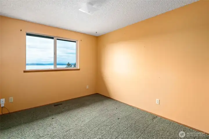 Third bedroom enjoys water view as well.