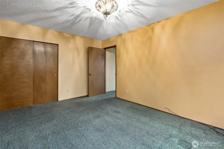 4th bedroom is very roomy. Door leads to family room.