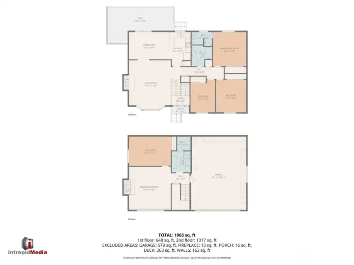 Floor plan , measurements are not exact,