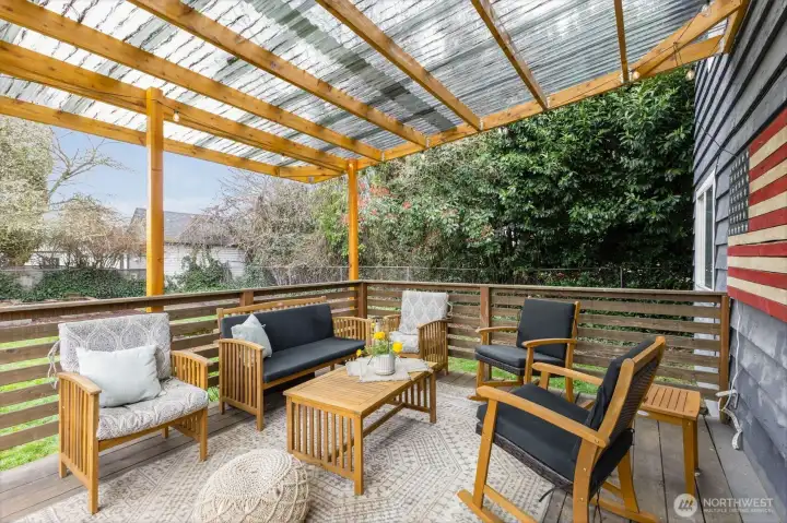 Great space for outdoor entertaining