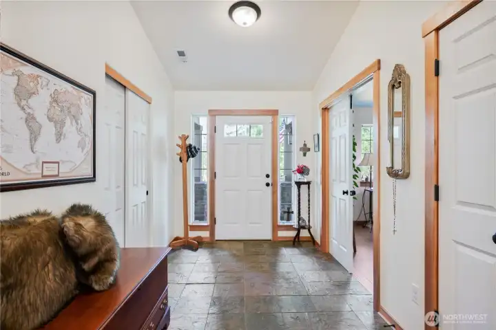 Take off your coat and hat... this spacious entry sets the stage for gracious living.