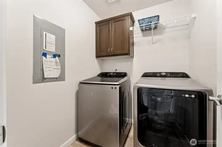 Upstairs Laundry! Brilliant!