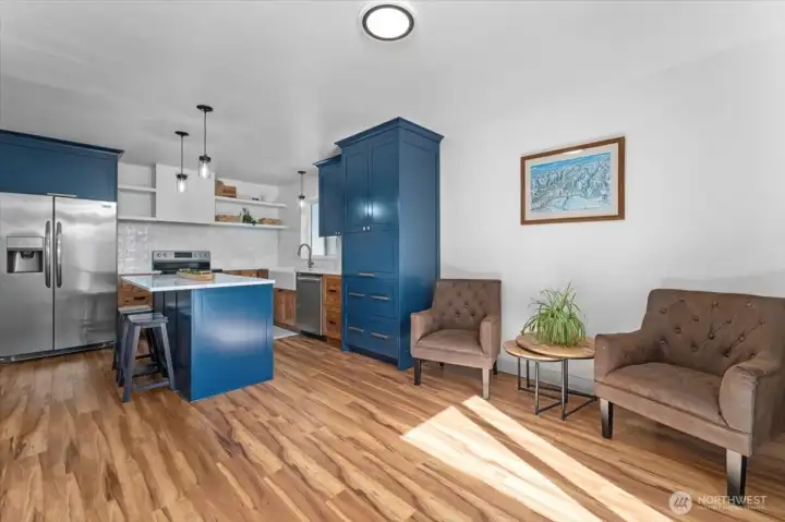 Flex area off kitchen space