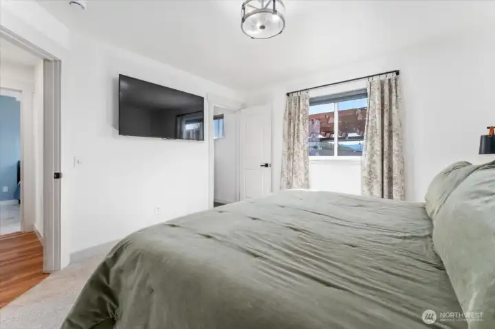 3/4 bath in Primary suite. Fully remodeled