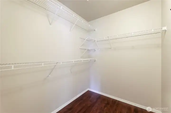 Walk-in Primary closet