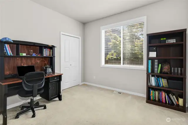 Main floor bedroom with closet or large office