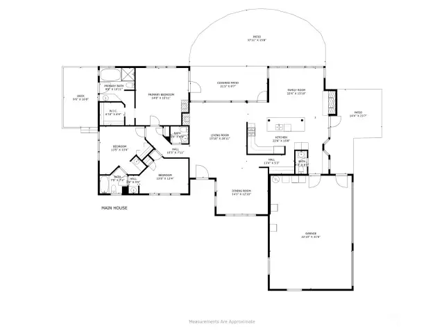 Main house floor plan