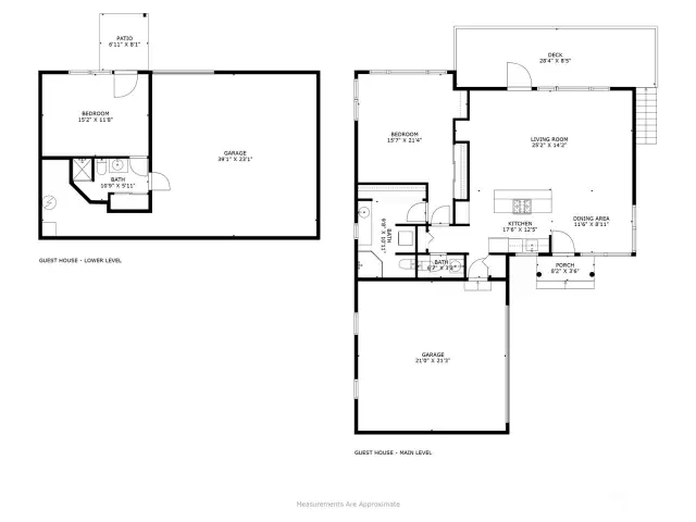 Guest house floor plan