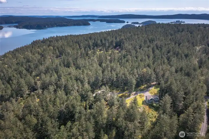 Located on the west side of Orcas Island, nestled in the Spring Point Community over looking Deer Harbor.