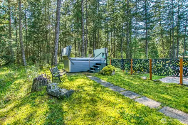 Your very own swim spa in the woods.