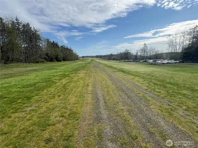Air strip looking south.