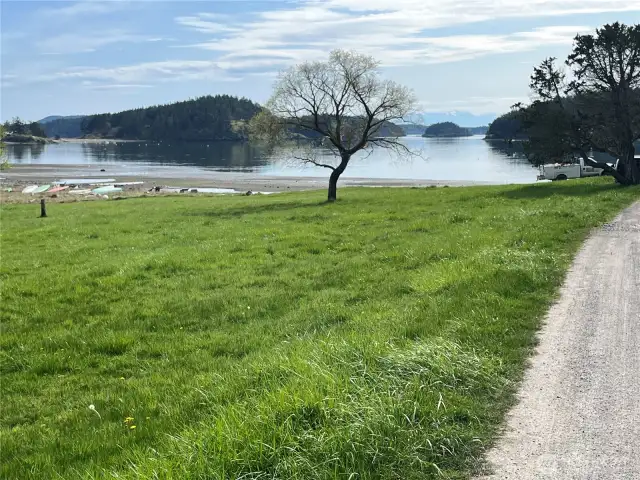View looking SW almost to the dock.