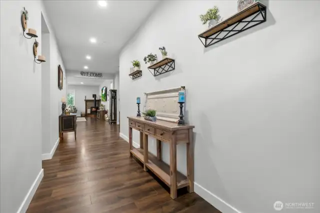 Must see to appreciate wide entrance.  Including LVP flooring throughout.