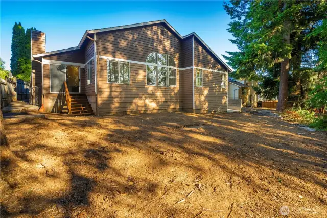 Plenty of potential in the backyard!