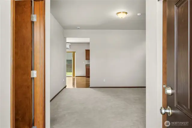The entry way into the home - welcomes you to the main floor living area!