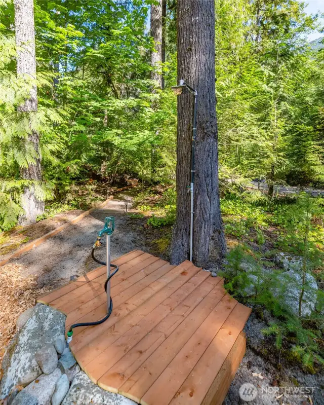 Outdoor shower