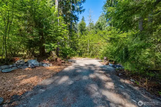 Driveway has highway cloth base and built right!