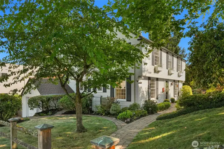 Picturesque home on a spacious 7500 sq ft lot.