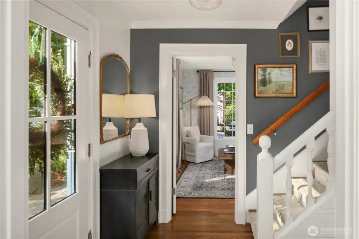 Lovely entry welcomes you.