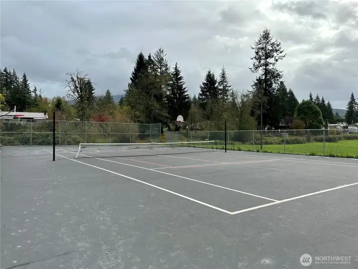 Tennis courts