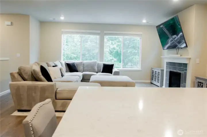 Large kitchen island