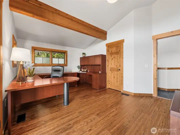 Office/Den/4th Bedroom with deck access