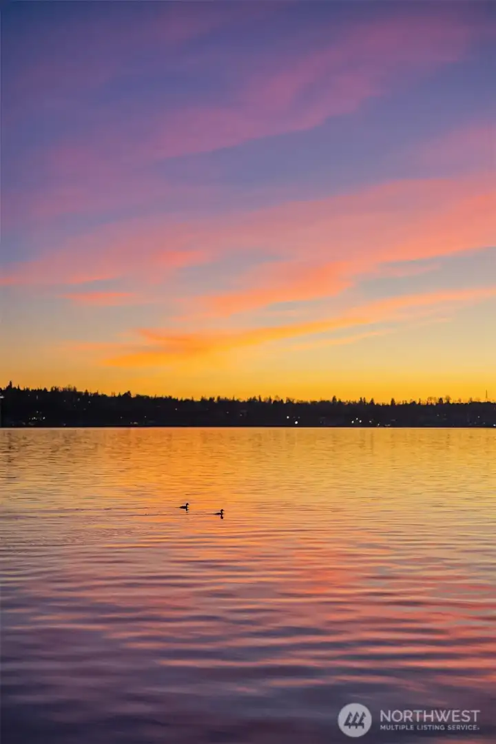 Stunning sunsets await