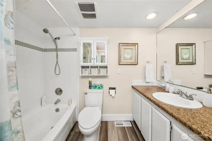 Guest bathroom, main floor.
