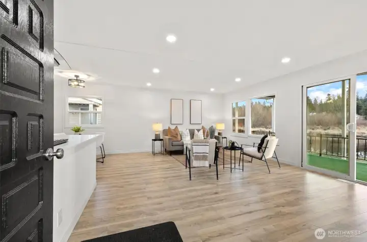 Front Door Into Living Rm