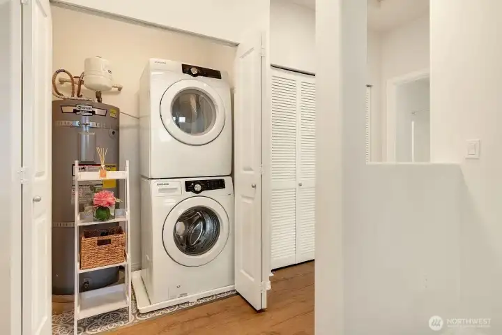 New washer and dryer.  New hot water tank.