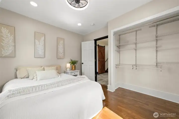 Main floor bedroom #1.