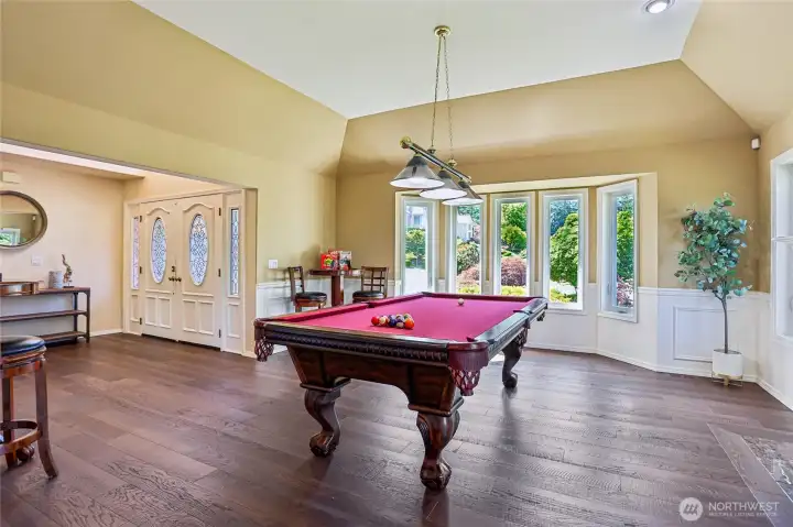 Living room with natural lighting
