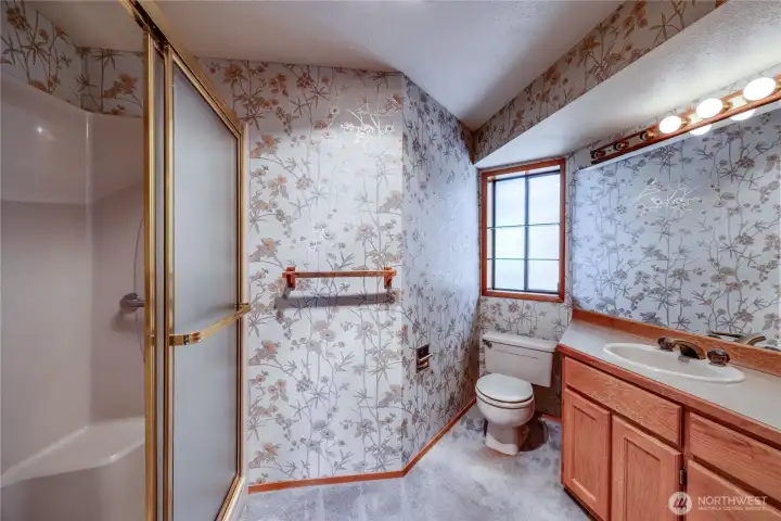 Primary bathroom with shower