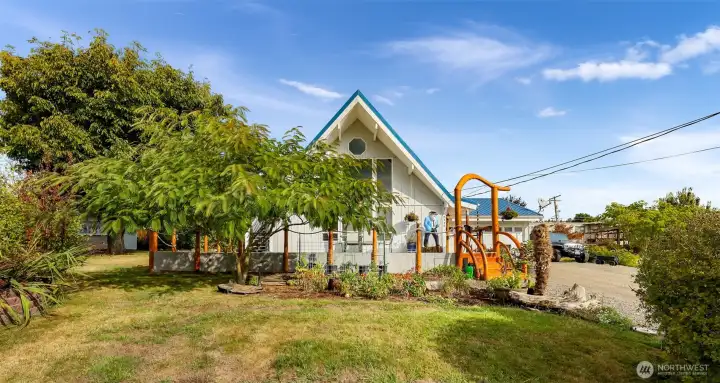 large front yard